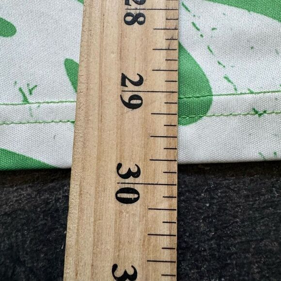 Cut Throat Golf Men's Short-Sleeve Pointed Collar Leaves Shirt Green Extra Large - Picture 8 of 12